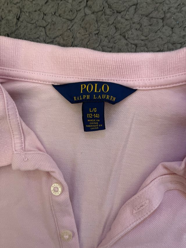 Polo Ralph Lauren Camiseta Rosa Talla  12-14