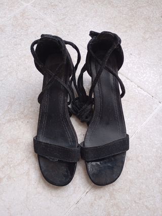 Sandalias de fiesta negras
