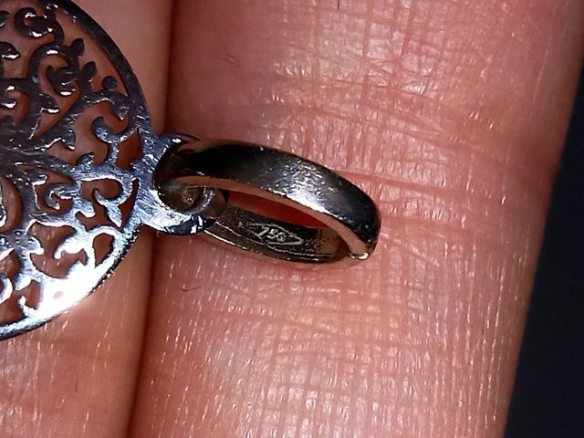 Ciondolo Albero della Vita Oro Bianco 750