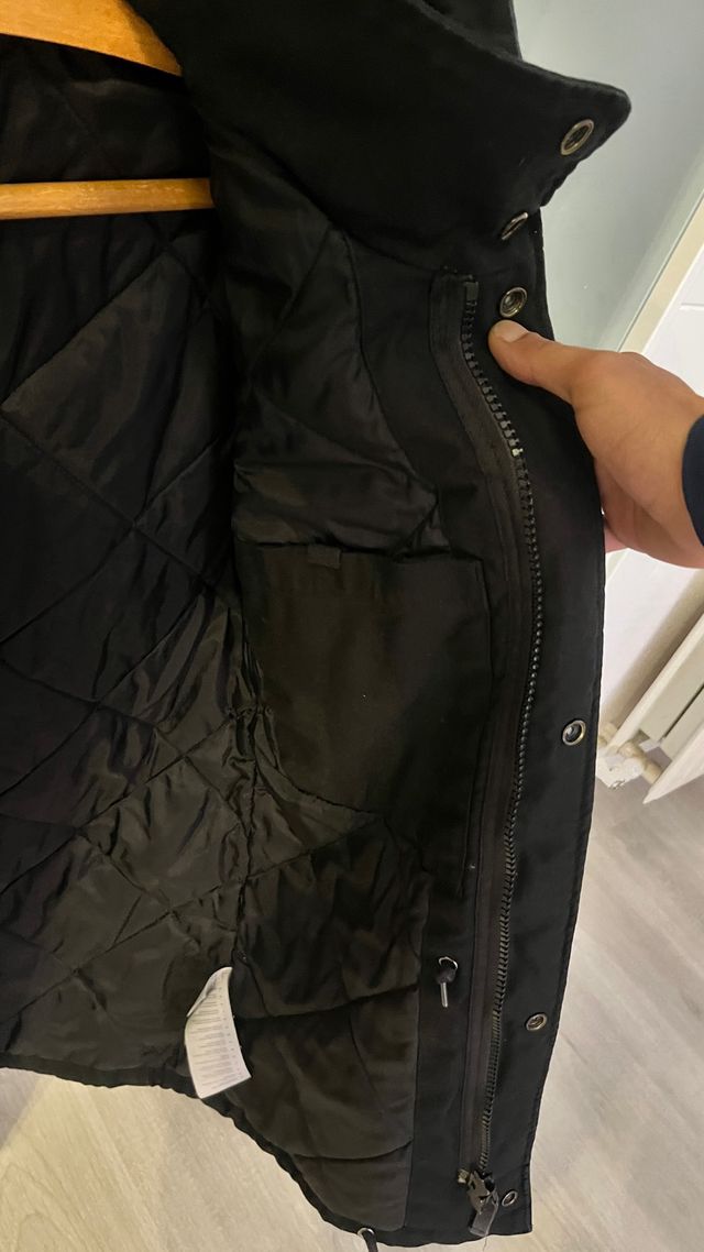 Gabardina Carhartt Hickman Coat Negra