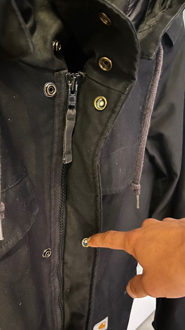 Gabardina Carhartt Hickman Coat Negra