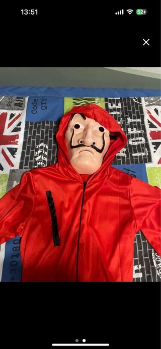 Disfraz Casa de Papel Rojo