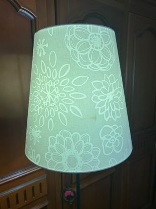 Lámpara de pie Ikea Beige y Negra