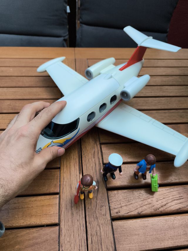 Avión de Juguete Playmobil con Figuras