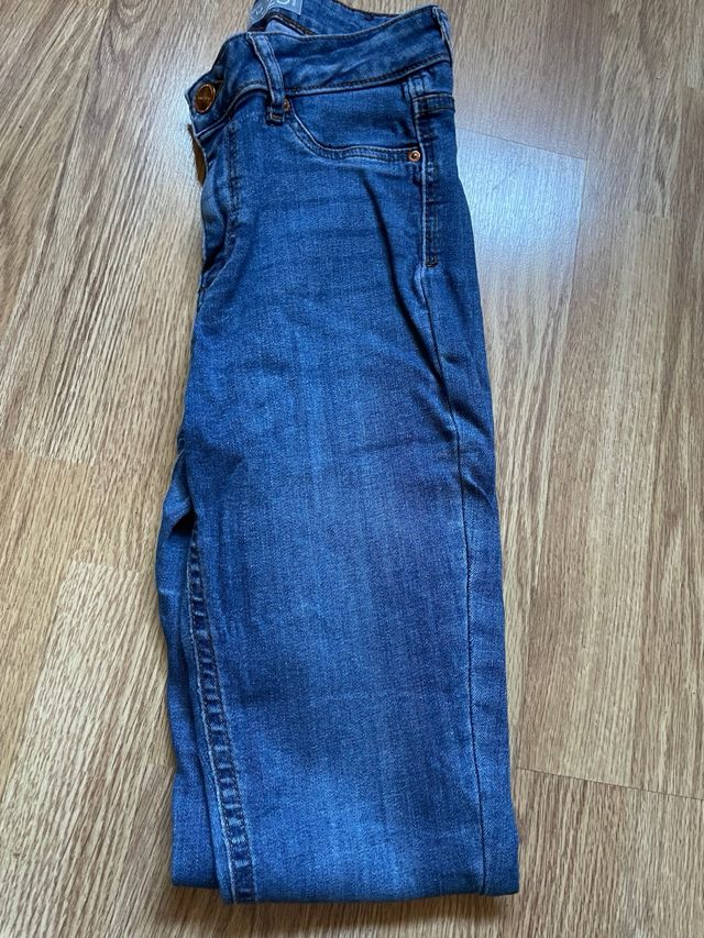 Pantalones vaqueros pitillo azules