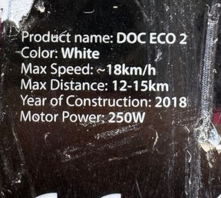 Patinete Eléctrico Nilox Eco 2