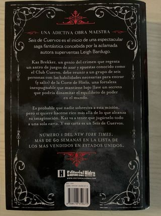 Libro Seis de cuervos 