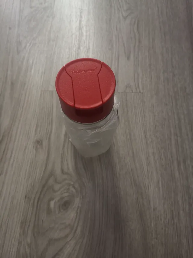 Aceitera Tupperware Plástico Roja