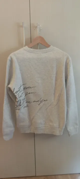 Sudadera H&M gris hombre talla S