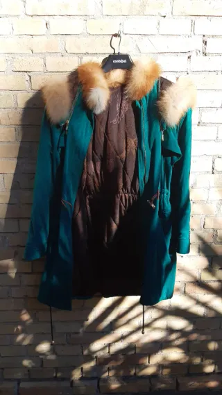 Parka Combipel donna  vintage made in Italy