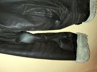 Chaqueta de cuero auténtico