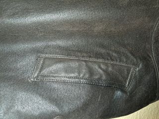 Chaqueta de cuero auténtico