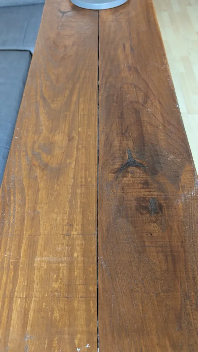 Escritorio madera y metal diseño