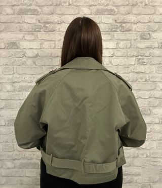 Gabardina Crop Verde 