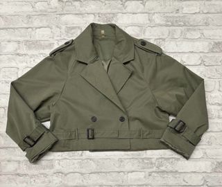 Gabardina Crop Verde 