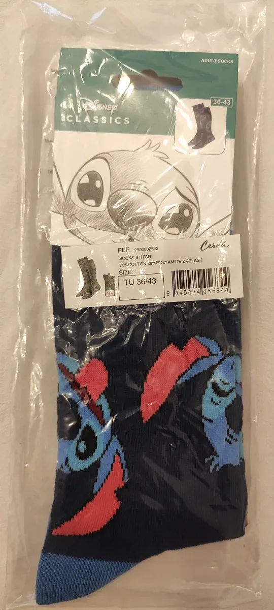 Calcetines Disney Stitch Adulto Talla 36-43