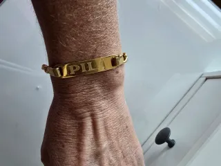 Pulsera esclava oro 18 kilates 