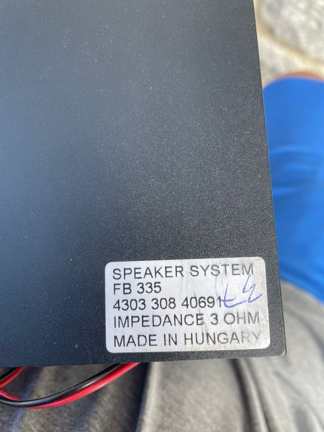 Altavoces Philips Negros