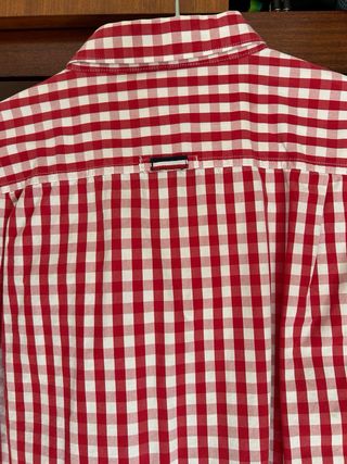 Camisa Superdry London Button Down Cuadros Roja