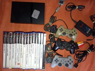 PlayStation 2 negra + 36 Juegos