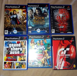 PlayStation 2 negra + 36 Juegos