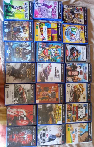 PlayStation 2 negra + 36 Juegos