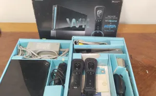 Nintendo Wii Negra Completa con Caja
