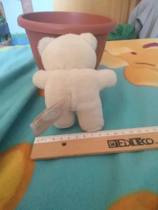 Orsetto peluche morbido bianco