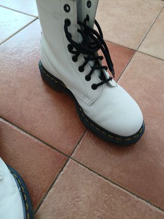 Botas Dr. Martens Blancas Talla 38