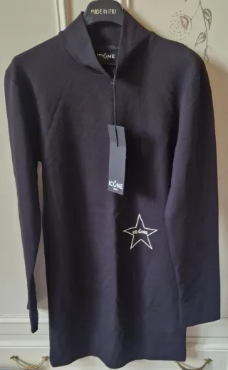 Vestito donna ICONE nero con stella