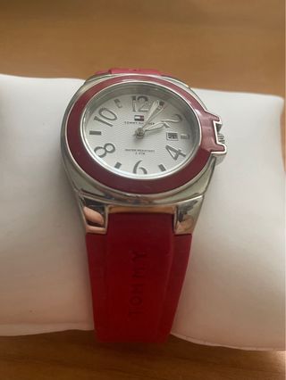 Reloj Tommy Hilfiger Mujer Rojo.