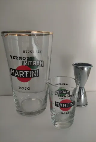 Conjunto Cóctel Vintage Martini