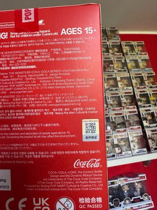 Pop Mart The Monsters Vinyl Blind Box Coca-Cola
