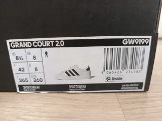 Adidas Grand Court 2.0 Blancas y Azul