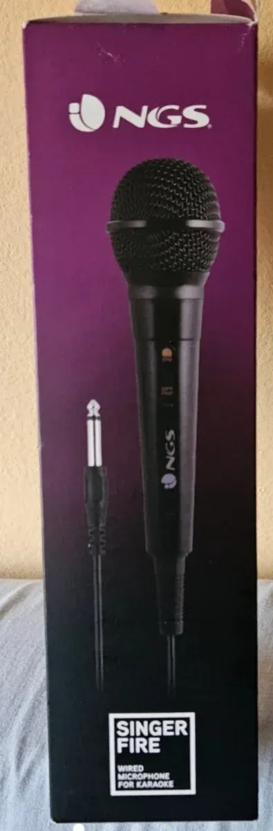 Micrófono NGS Singer Fire Karaoke