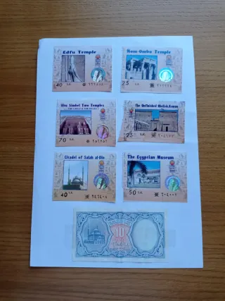 Souvenirs de Egipto: Entradas y Foto-Postales.