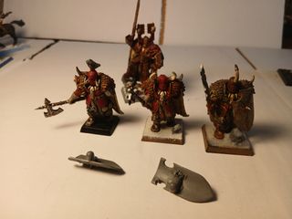 Figuras Guerreros del Caos warhammer
