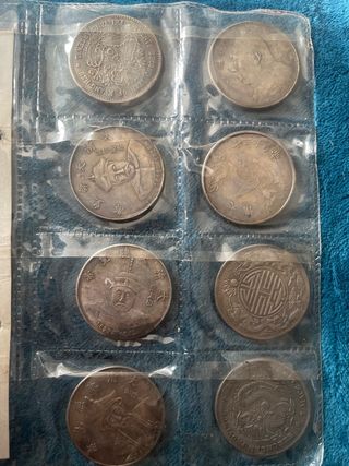 Lote 8 Monedas Chinas Antiguas Colección