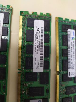 Lote 7x DDR3 8GB 10600R Memoria Servidor Samsung