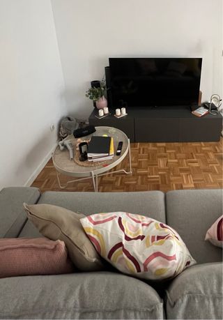 Mueble TV Besta Ikea Gris
