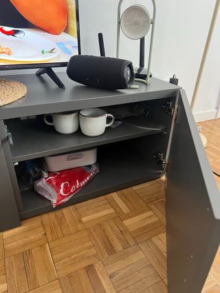 Mueble TV Besta Ikea Gris