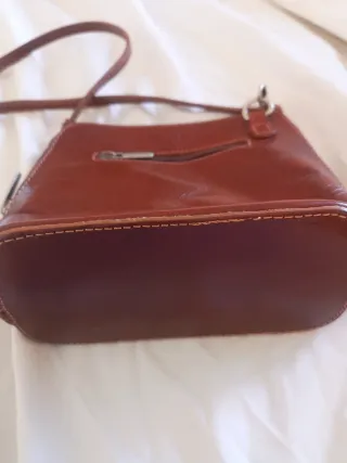 Bolso piel marrón 