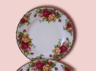 Platos Royal Albert Rosas 16 cm