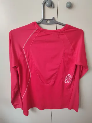 Camiseta Adidas Mujer Talla S/36 Rosa Clima