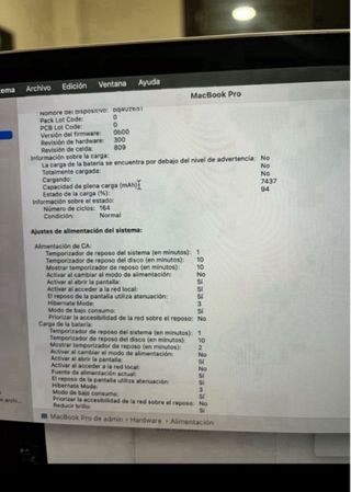 MacBook Pro 16 2019 i7 Plata