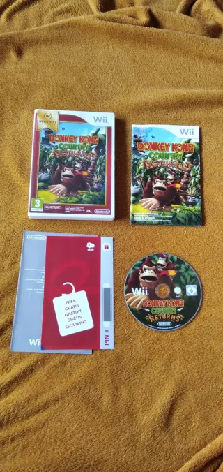 Juego Wii Original 
Donkey Kong Country Returns.  