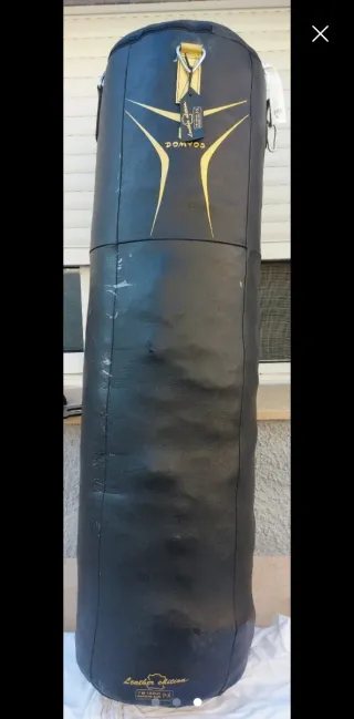 Saco de Boxeo Domyos Negro Cuero