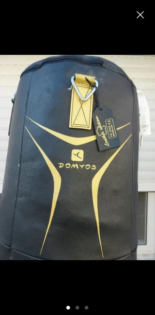Saco de Boxeo Domyos Negro Cuero