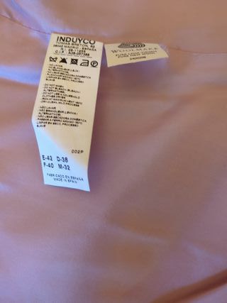 Chaquetón rosa Amitié talla única