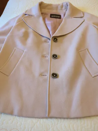 Chaquetón rosa Amitié talla única